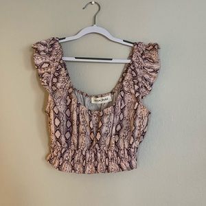 Cropped Pink Top